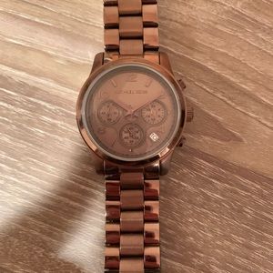 Michael Kors Brown/Bronze Metal Watch